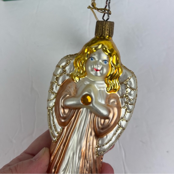 Hand-blown German glass Angel-November Birthstone-IOB - Picture 6 of 16
